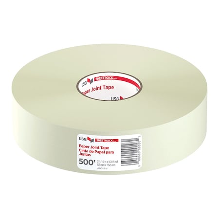Sheetrock USG Sheetrock 500 ft. L X 2-1/16 in. W Paper White Joint Tape 382198